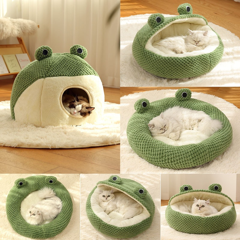 Pet Nest Manufacturer - Selling Top Customizable Brand Cute Frog Series Warm Autumn