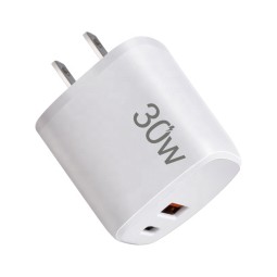 Travel Charger Supplier - UK New Design 30W Gan Mini Travel Charger Home Mobile 2 Ports