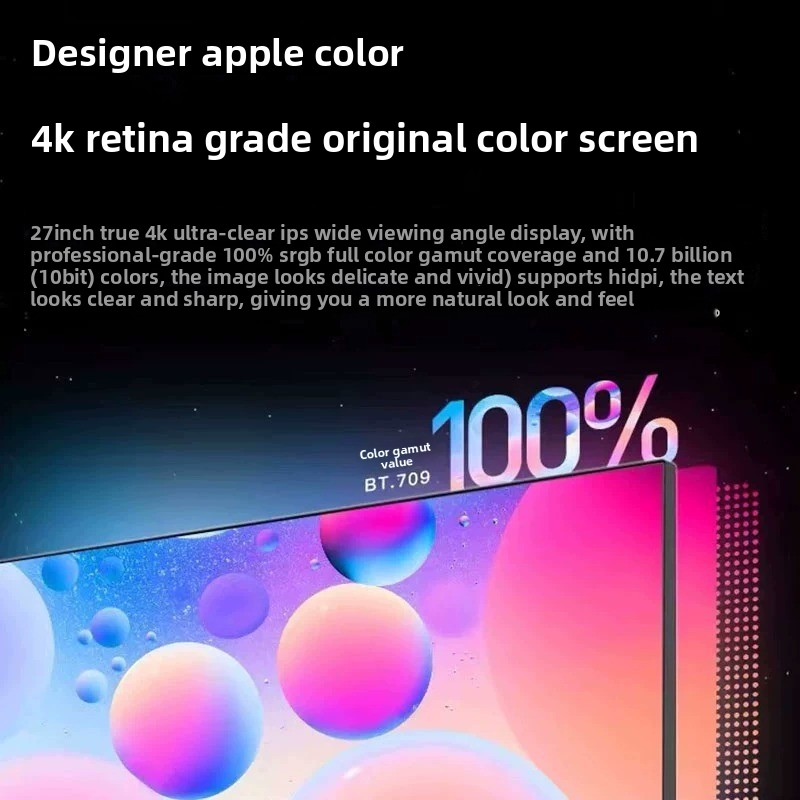 Computer Monitor Factory - Wholesale 27inch 4K IPS Panel Gaming 32 Design Ultra-Clear Type-C