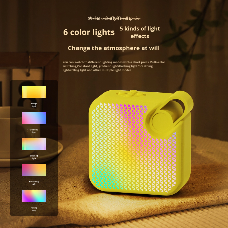 Bluetooth Speaker Factory - 2025 New X711 5W Wireless RGB LED Mini Plastic Desktop Audio