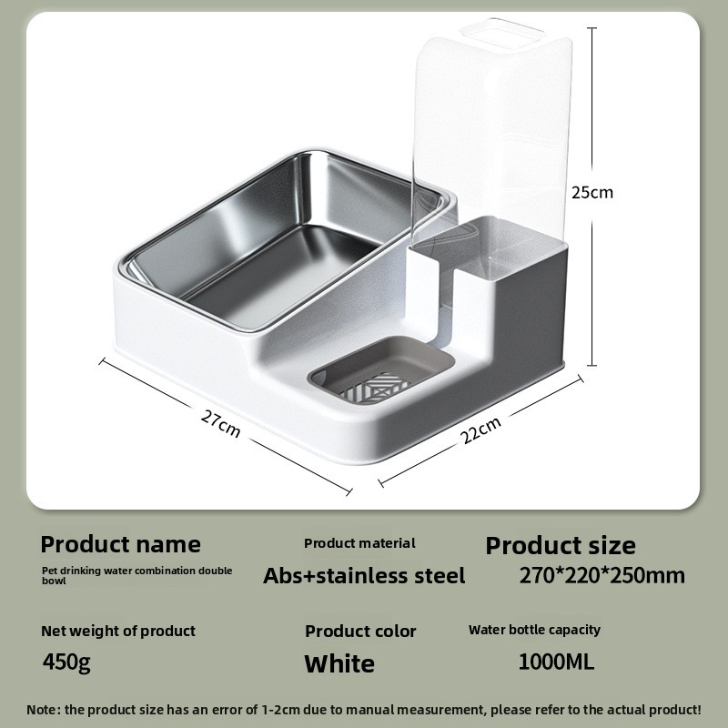 Pet Feeder and Water Dispenser Supplier - Stainless Steel Anti-Knock Eco-Friendly Cat