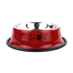 Stainless Steel Pet Bowl Factory - Customizable Brand M L XL Eco-Friendly Non-Slip