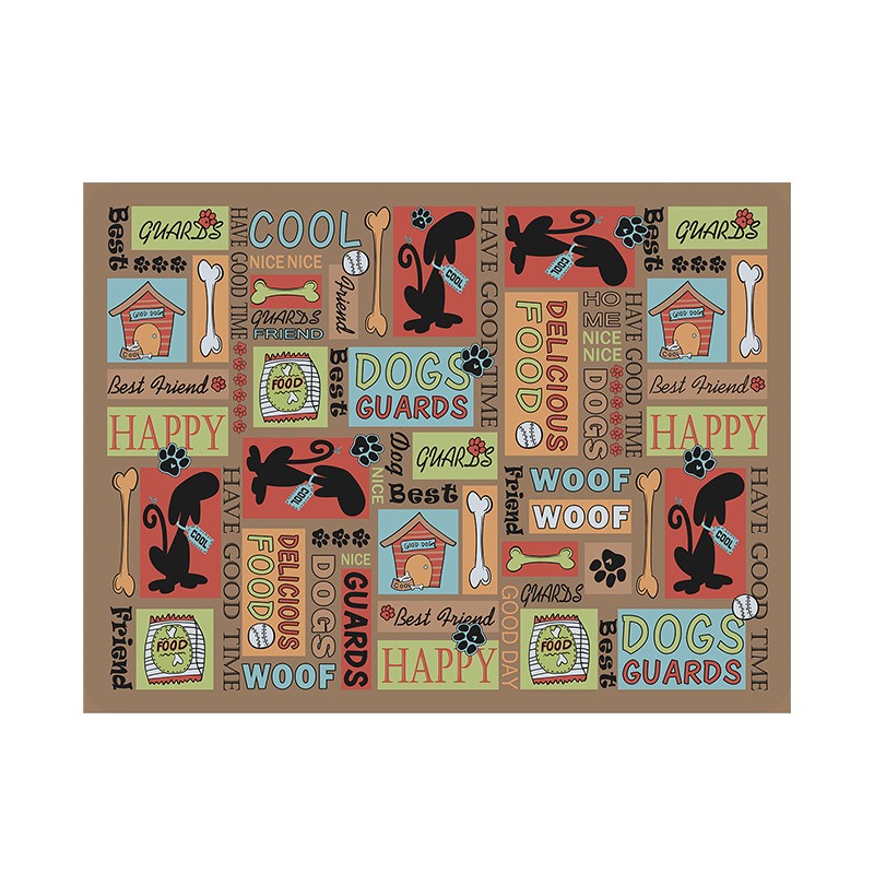 Pet Feeding Mat Factory - Waterproof Silicone Printed Leather