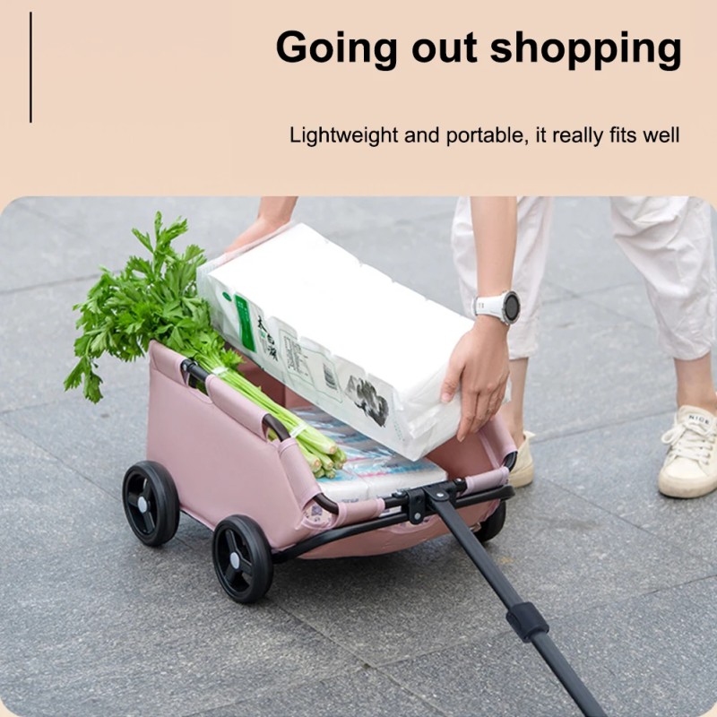 Folding Dog Stroller Manufacturer - Teddy Travel Cart 20Kg