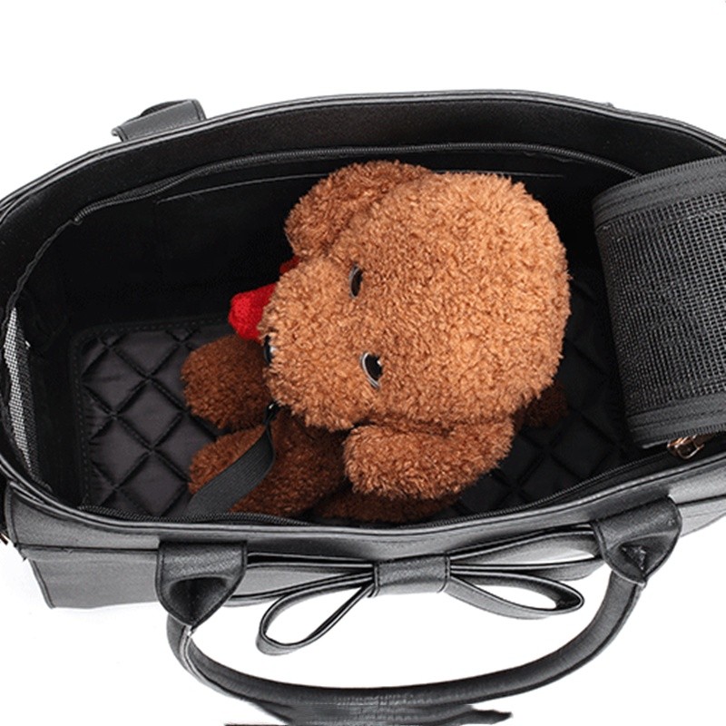 Luxury Pet Bag Manufacturer - Pu Leather Travel Handbag