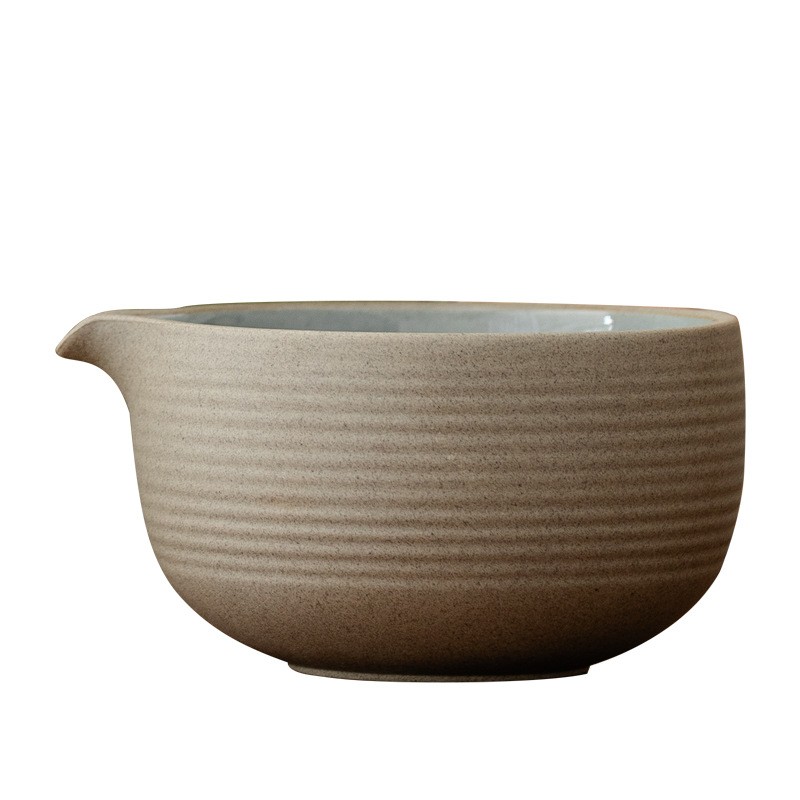 Matcha Set Factory - 8pcs Vintage Coarse Pottery Raw Mineral