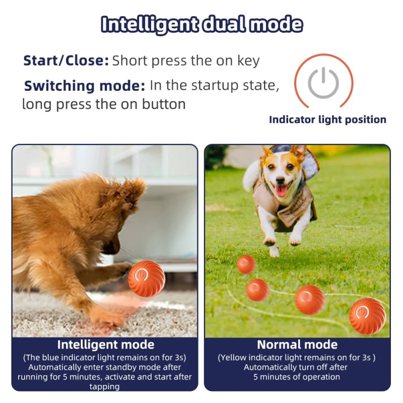 USB Pet Toy Factory - Smart Moving Automatic Bouncing Ball