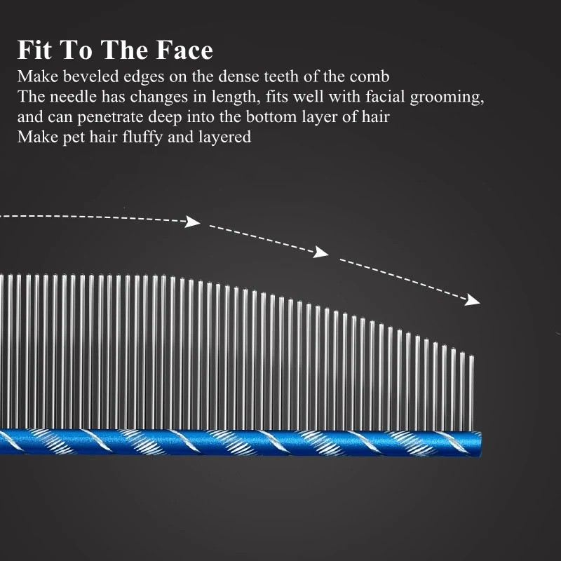 Pet Hair Comb Supplier - 19cm Aviation Aluminum Cleaning Brush