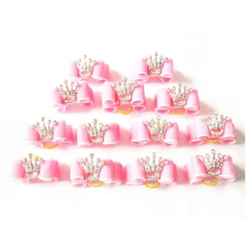 Dog Hair Bows Manufacturer - Bling Diamond Crown Princess Bands