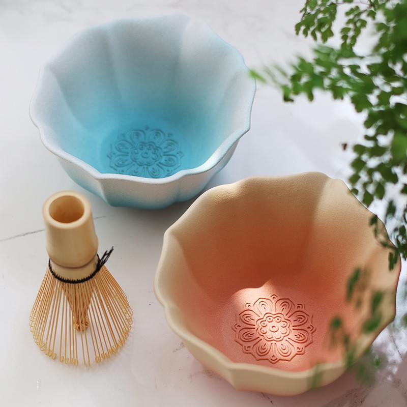 Relief Matcha Set Supplier - 7pcs Coarse Pottery Bowl Set
