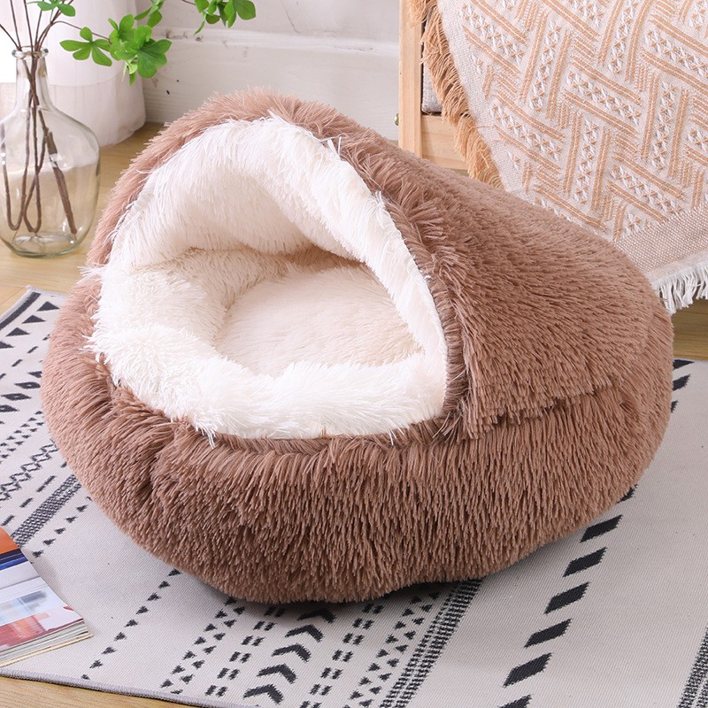 Winter Pet Nest Manufacturer - Self-Fitted Quilt Semi-Closed