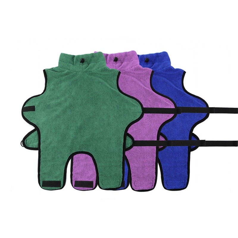 Microfiber Dog Robe Supplier - Super Absorbent Quick Drying