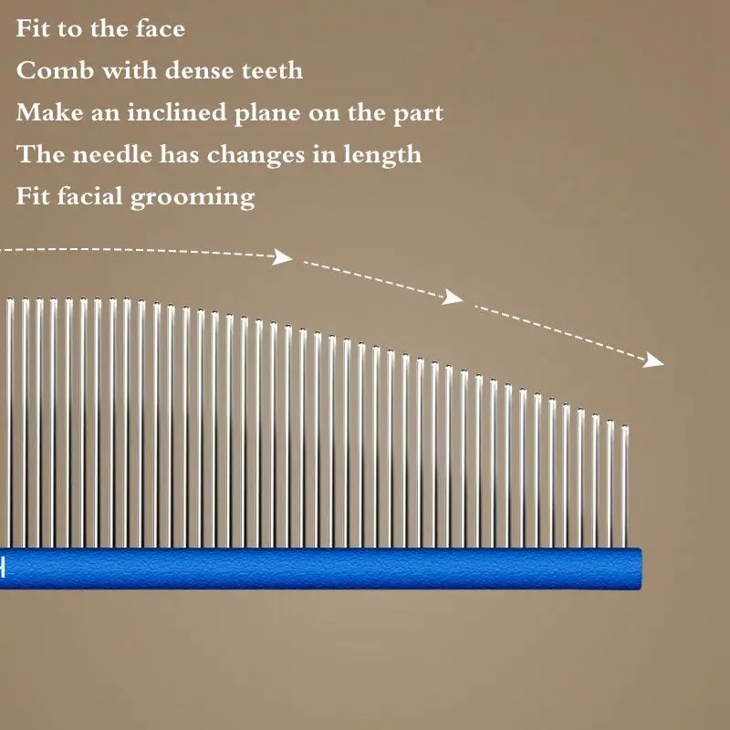 Ultra-light Pet Comb Manufacturer - 19cm High-end Grooming Brush