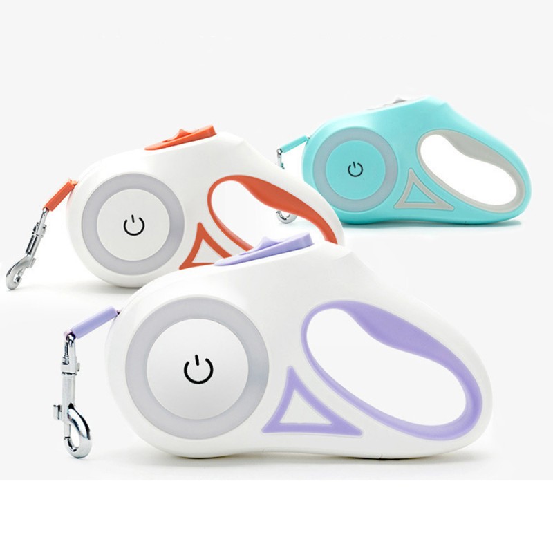 Retractable Dog Leash Manufacturer - 5M Nylon LED Reflective