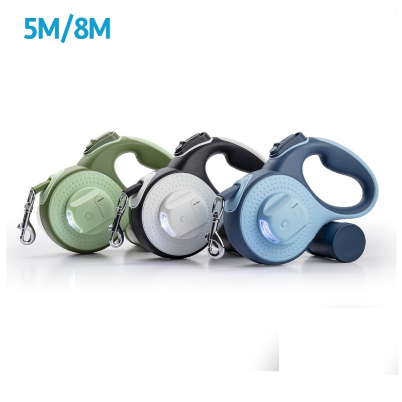 Automatic Dog Leash Manufacturer - Roulette LED Flashlight 5M/8M
