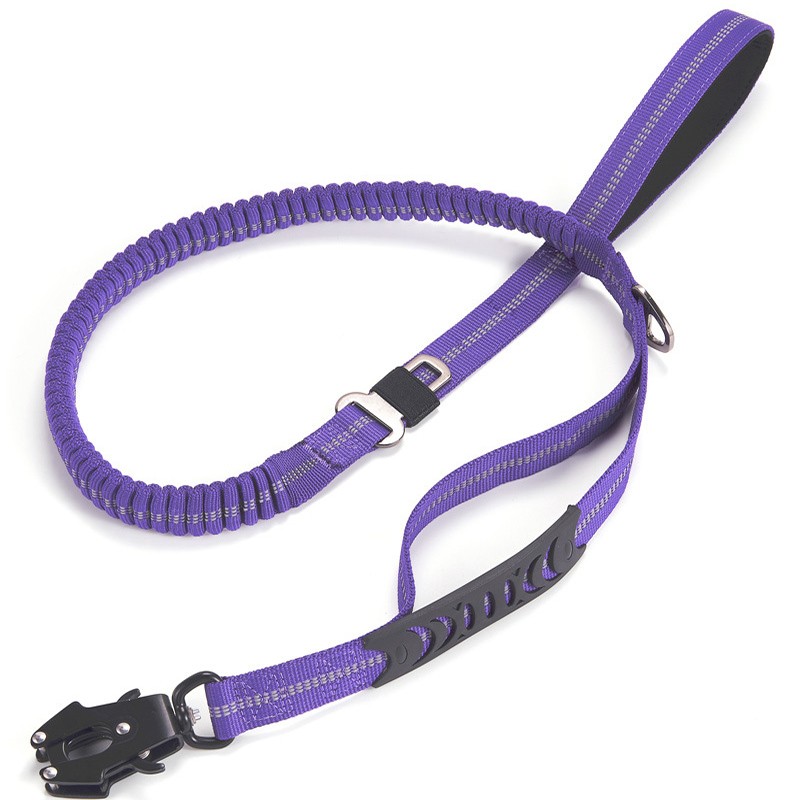 Dog Leash Supplier - Heavy-Duty Elastic Nylon Shock Absorption