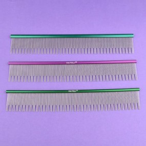 Metal Pet Comb Supplier - 22cm Stainless Steel Removes Tangles