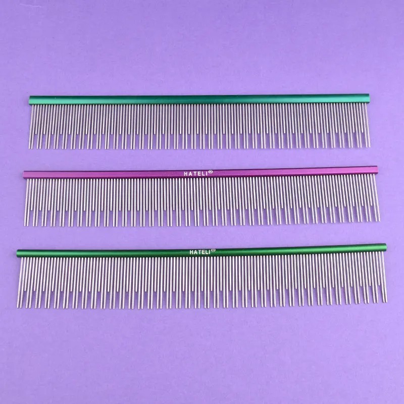 Metal Pet Comb Supplier - 22cm Stainless Steel Removes Tangles