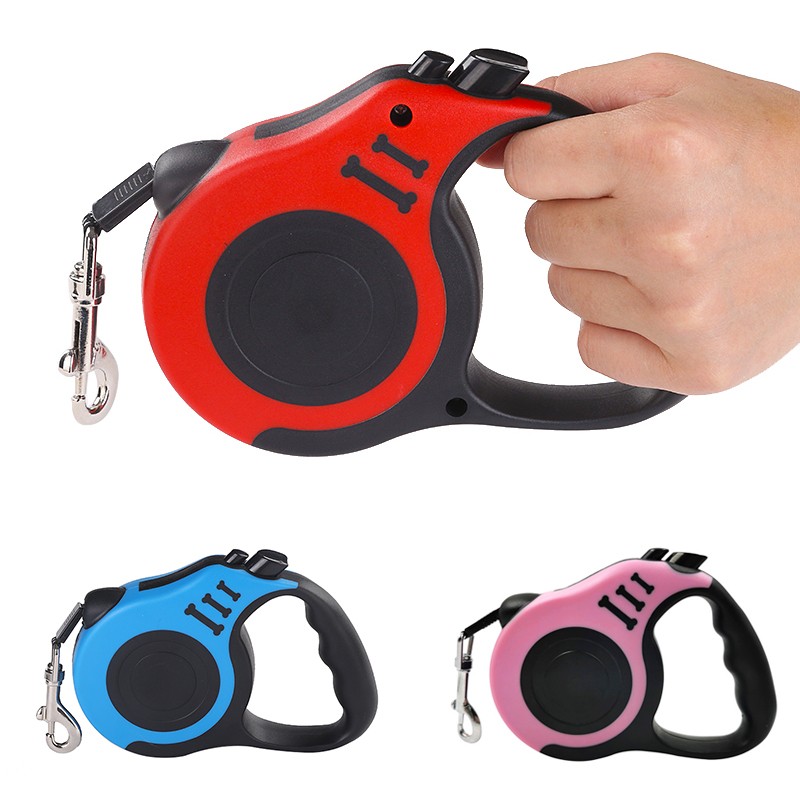 Retractable Dog Leash Supplier - 3m 5m Durable Nylon Rope