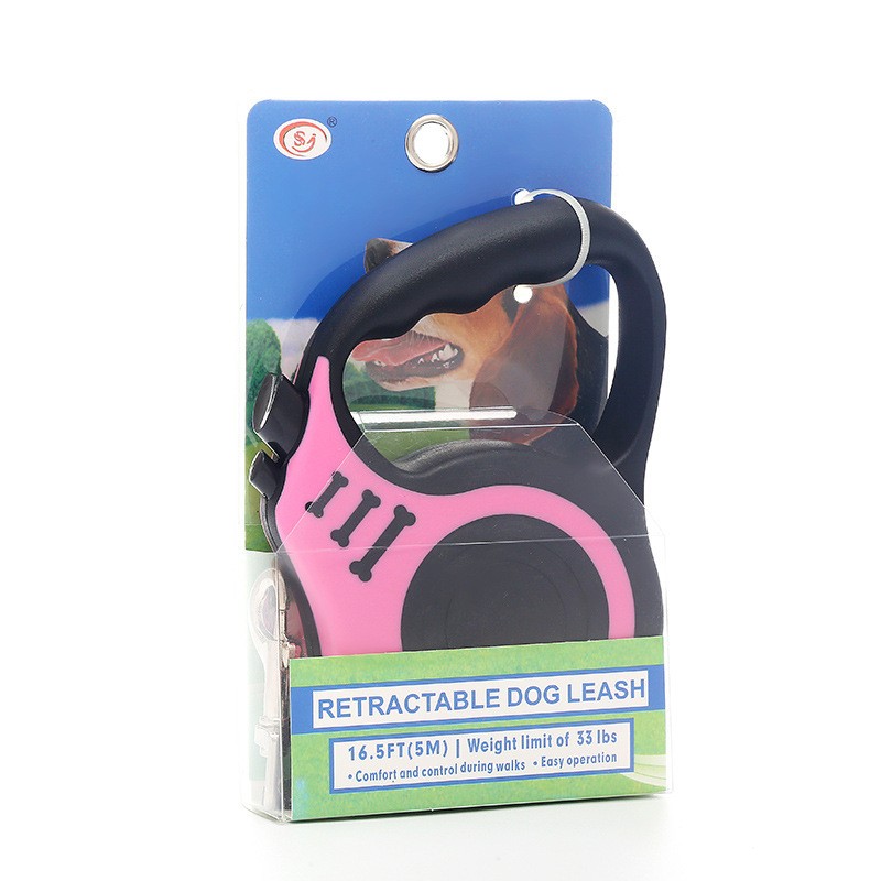 Retractable Dog Leash Supplier - 3m 5m Durable Nylon Rope