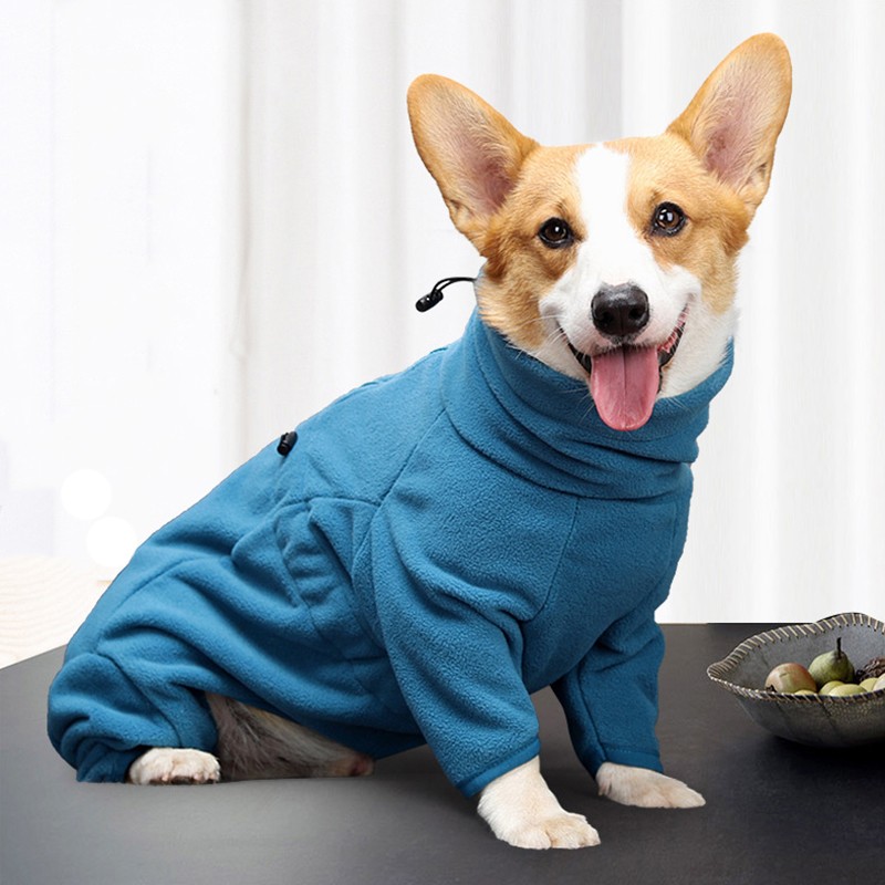 Adjustable Dog Coat Supplier - Fleece Thick Warm Hoodies