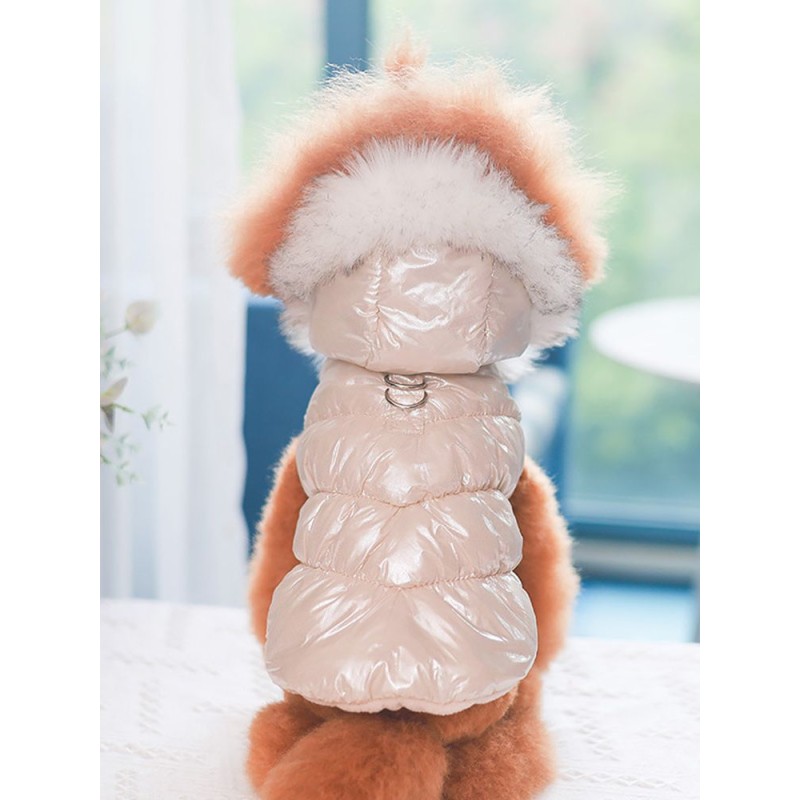 Luxury Dog Coat Supplier - Classic Style Leash Buckle Design