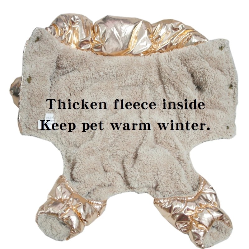 Waterproof Dog Coat Factory - Winter Windproof Warm Fleece Lining