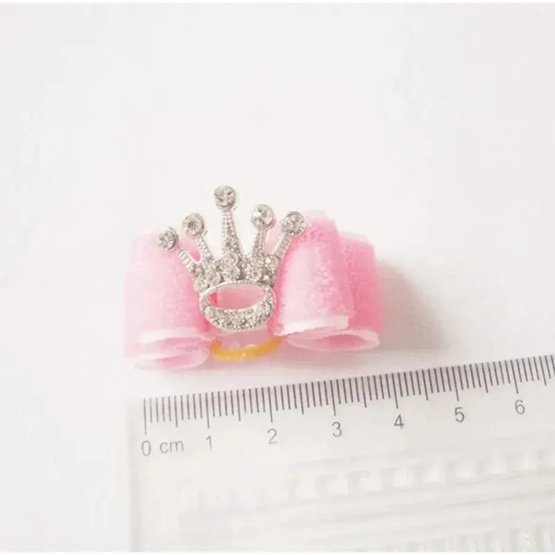 Dog Hair Bows Manufacturer - Bling Diamond Crown Princess Bands