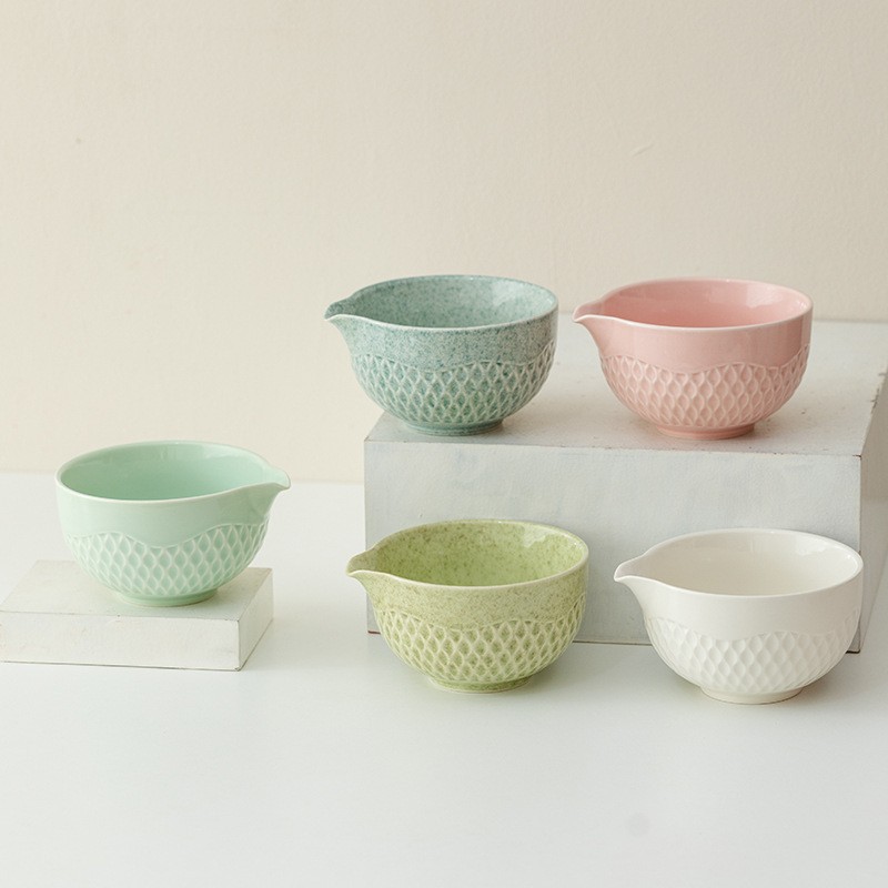 Traditional Matcha Set Manufacturer - 8pcs Bamboo Rhombus Pattern