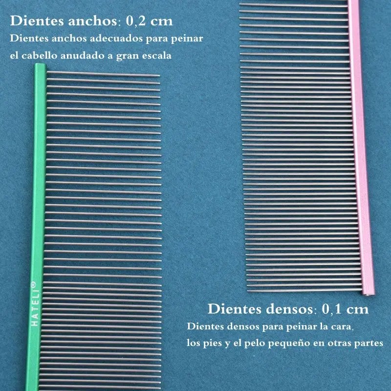 Pet Grooming Comb Manufacturer - 16/19cm Light Aluminum Stainless