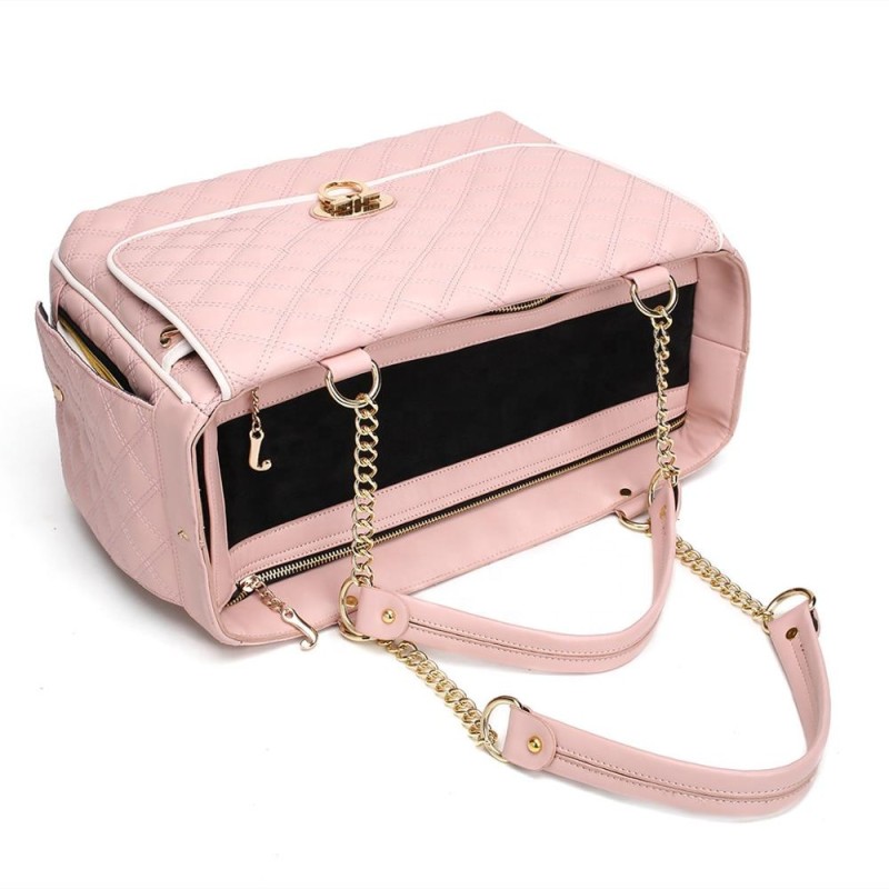 Pet Carrier Bag Supplier - Luxury Pu Leather Handbag Shoulder