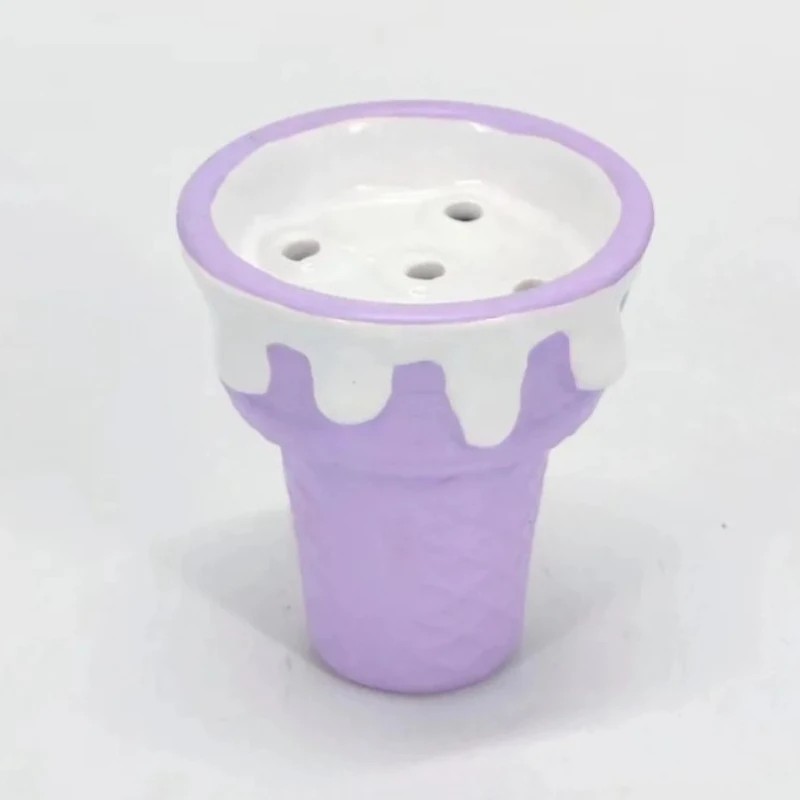 Ceramic Hookah Bowl Supplier - Stylish Large Arabic Ice Cream