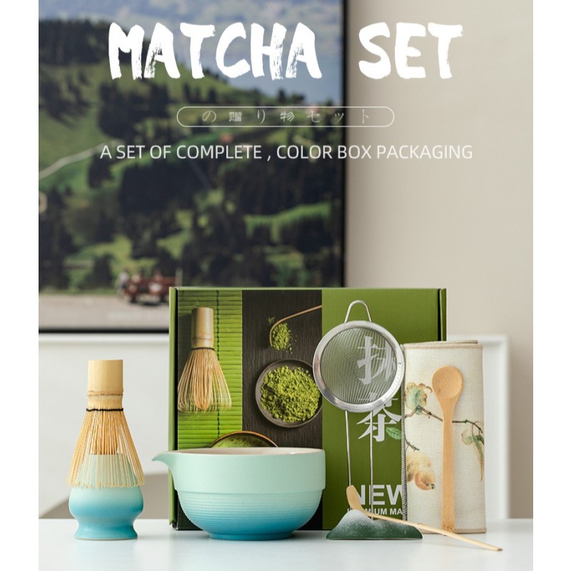 Matcha Tool Set Supplier - 8pcs Coarse Ceramic Complete Set