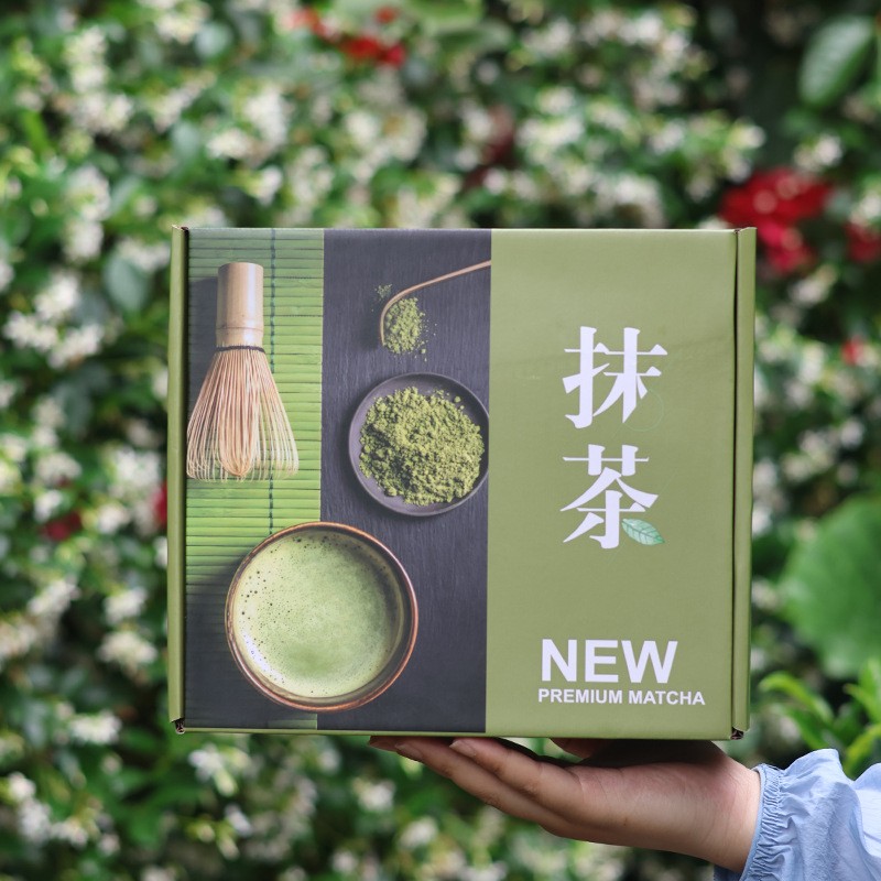 Ceramic Matcha Set Manufacturer - 5pc High Grade Kiln-Changed Glaze