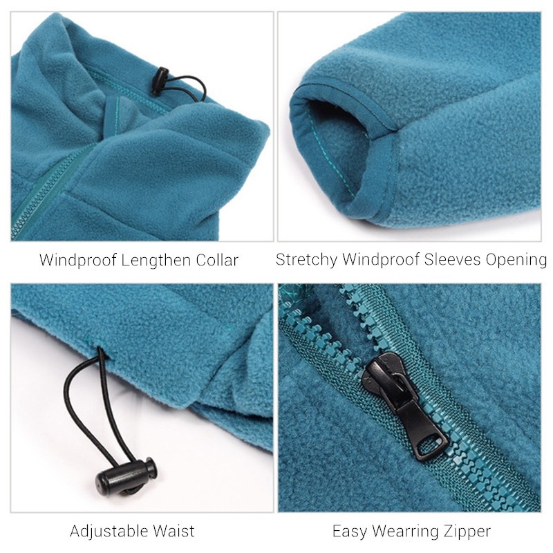 Adjustable Dog Coat Supplier - Fleece Thick Warm Hoodies