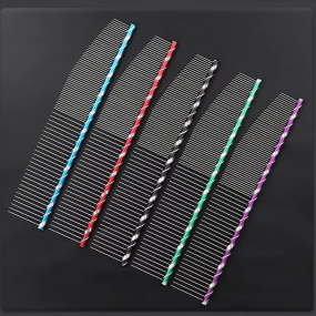 Pet Hair Comb Supplier - 19cm Aviation Aluminum Cleaning Brush