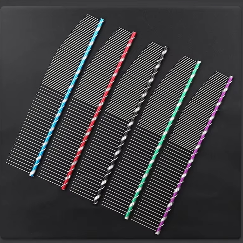 Pet Hair Comb Supplier - 19cm Aviation Aluminum Cleaning Brush