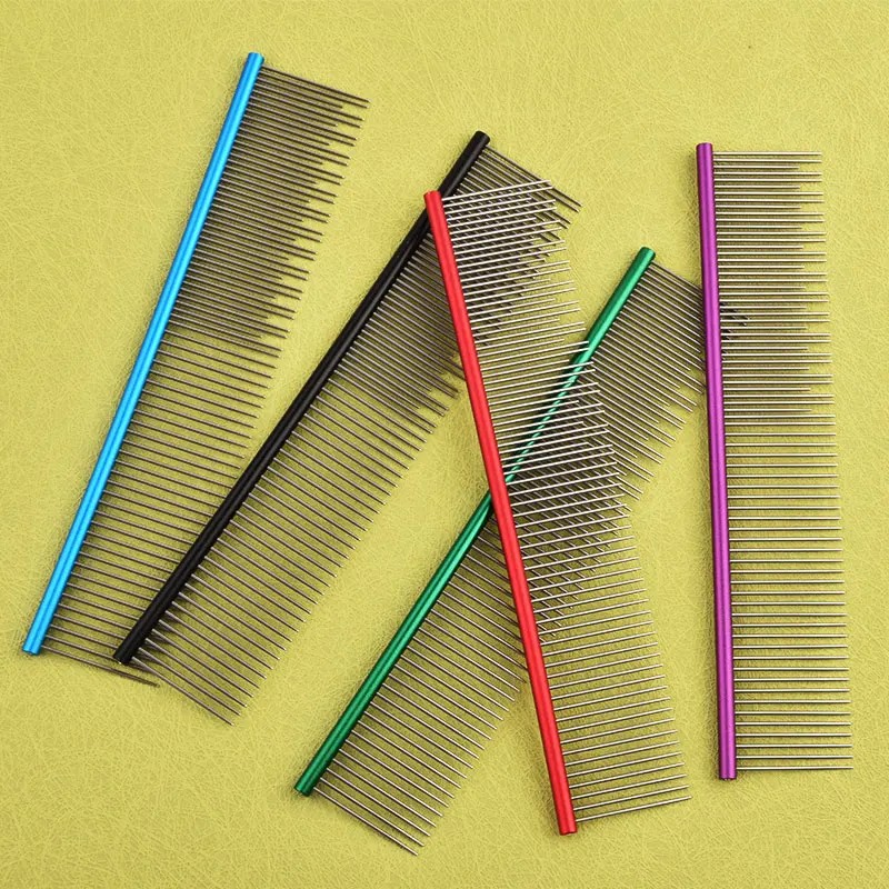 Portable Pet Comb Manufacturer - 19cm Long Short Needles Stainless