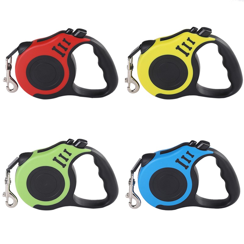 Retractable Dog Leash Supplier - 3m 5m Durable Nylon Rope