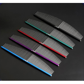 Professional Pet Comb Supplier - 16.5cm/19cm Crescent-Shaped