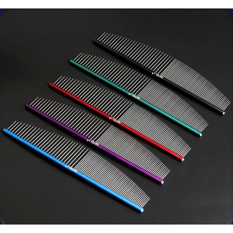 Professional Pet Comb Supplier - 16.5cm/19cm Crescent-Shaped