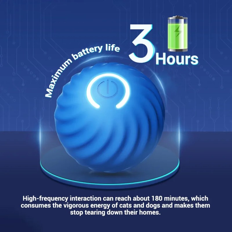 Smart Rubber Ball Factory - USB Rechargeable Automatic Moving