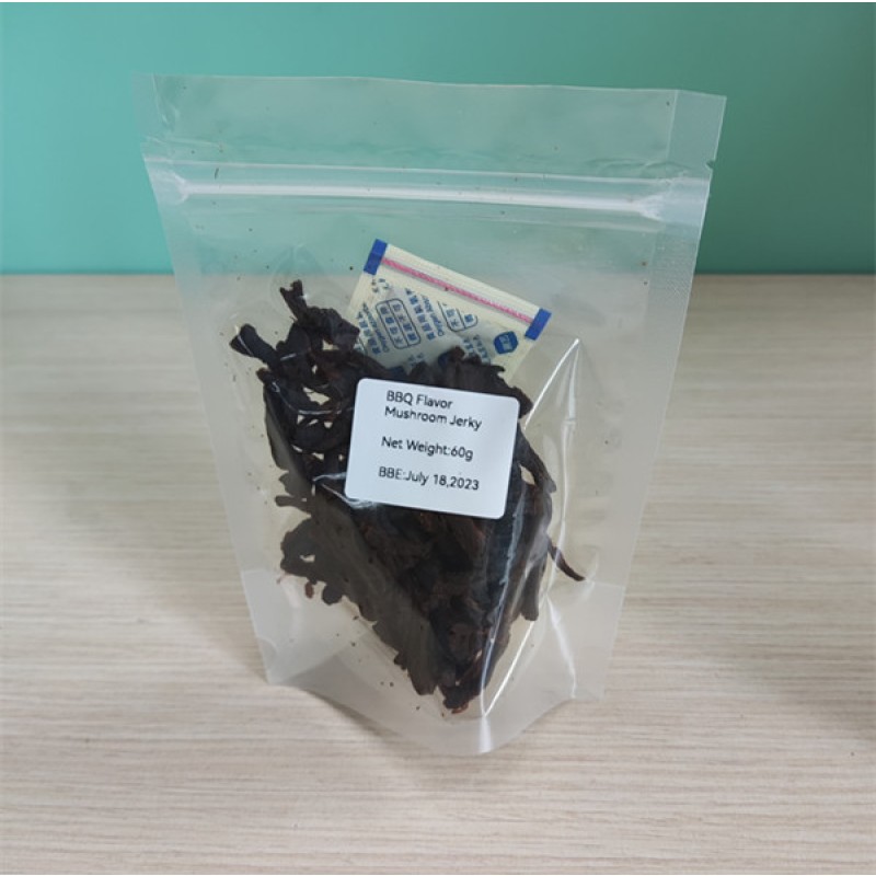 Vegan Mushroom Jerky Manufacturer - OEM Black Pepper Vegetarian Meat