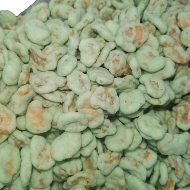 Wasabi Broad Bean Chips Manufacturer - BRC Certificate Low Fat Snacks