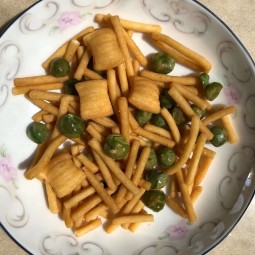 Mixed Fried Rice Crackers Supplier - OEM Vegan Green Peas Party