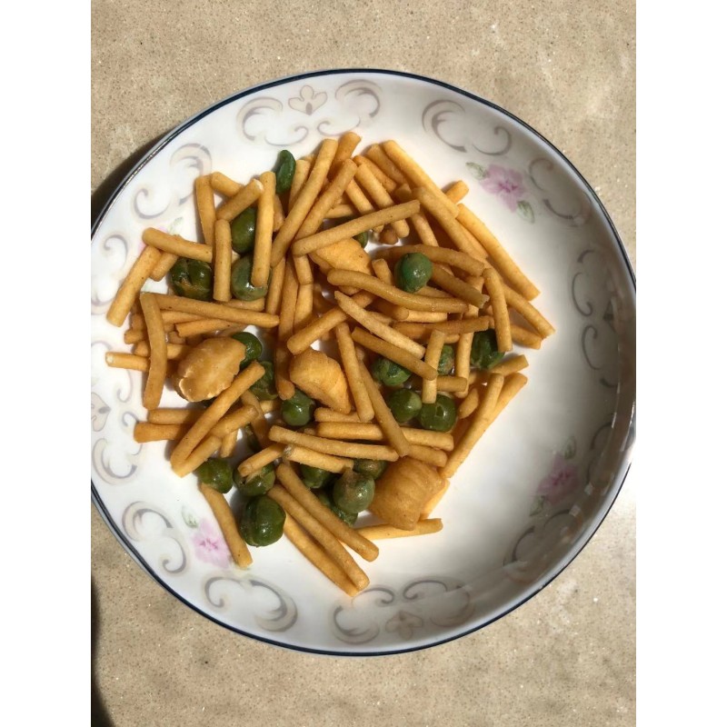 Mixed Fried Rice Crackers Supplier - OEM Vegan Green Peas Party