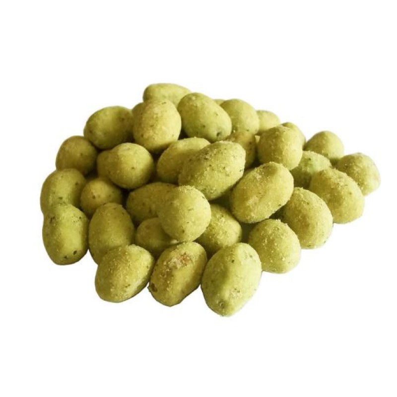 Roasted Peanuts Factory - OEM Round Wasabi Coated Natural Healthy