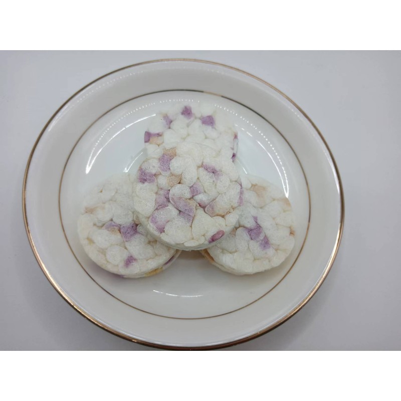 Rice Cracker Factory - OEM Crab Flavor Stuffed Rice Snacks