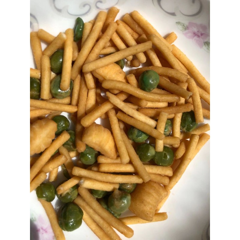 Mixed Fried Rice Crackers Supplier - OEM Vegan Green Peas Party