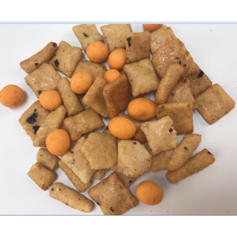 Rice Crackers Coated Peanuts Factory - OEM Chilli Flavour Snack Mix